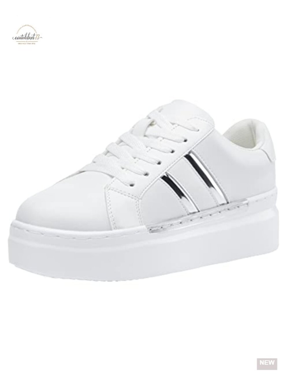 Platform Sneakers Chunky Lace-Up Fashion Tennis Shoes